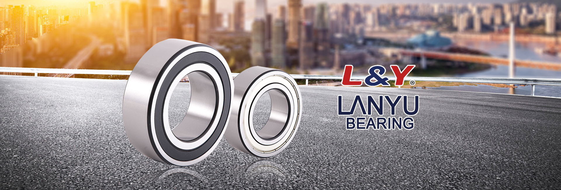 Double row angular contact ball bearing